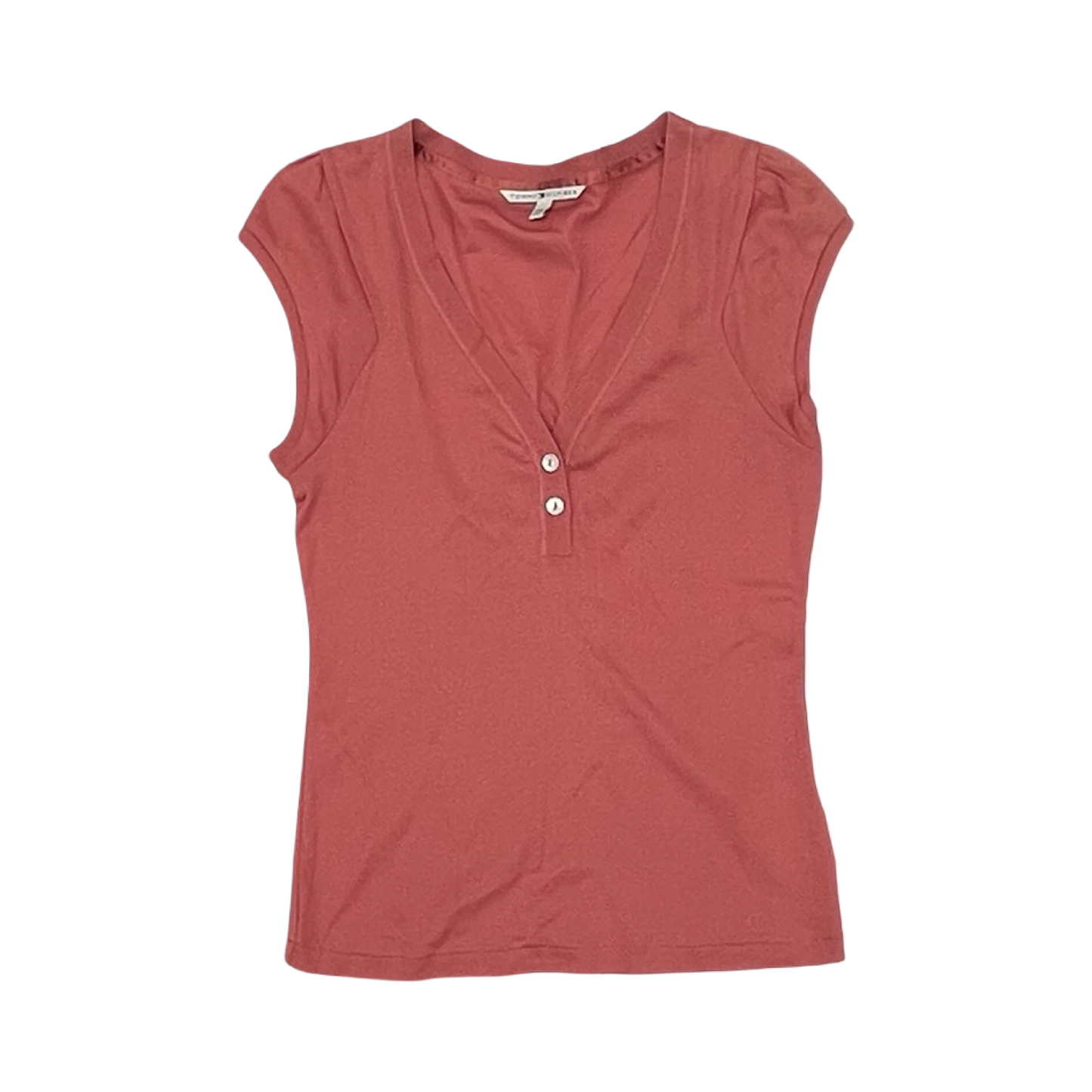 Top Ss By Tommy Hilfiger In Orange, Size:L