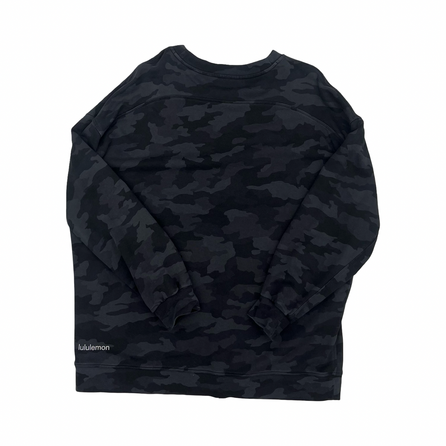 Athletic Sweatshirt Crewneck By Lululemon In Camouflage Print, Size:Xl