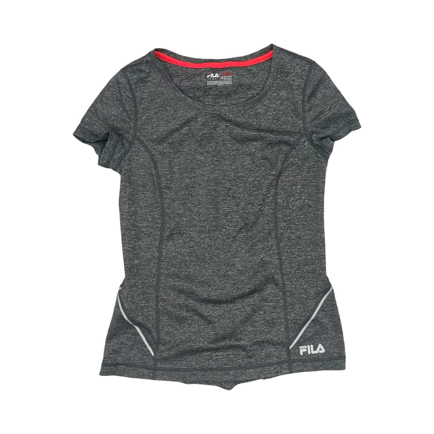 Athletic Top Ss By Fila In Grey, Size:Xs