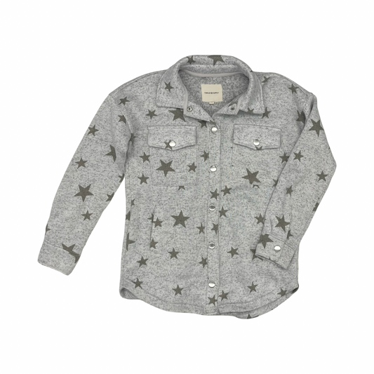 Jacket Shirt By Thread And Supply In Grey, Size:Xs