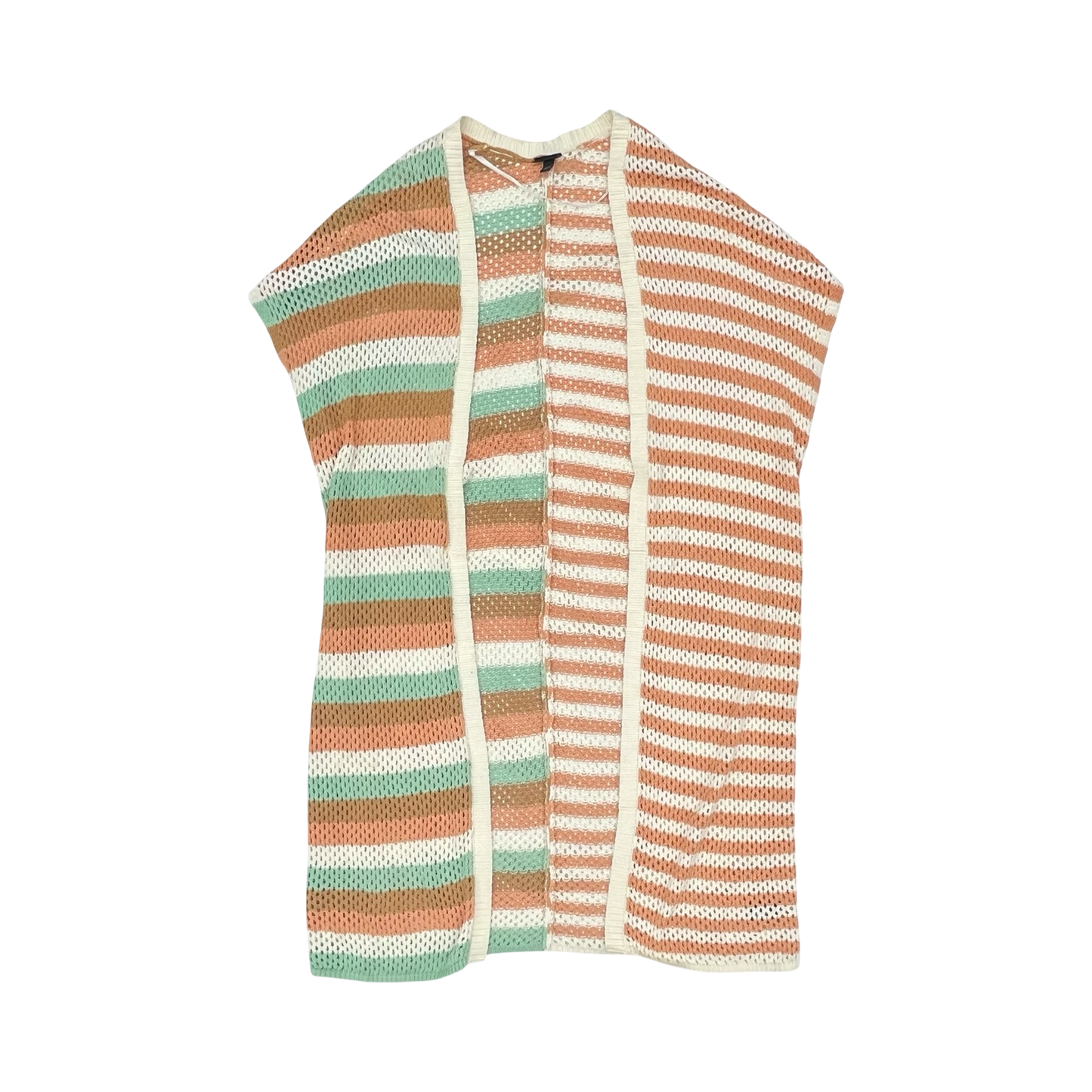 Cardigan By Torrid In Orange & Tan, Size:M