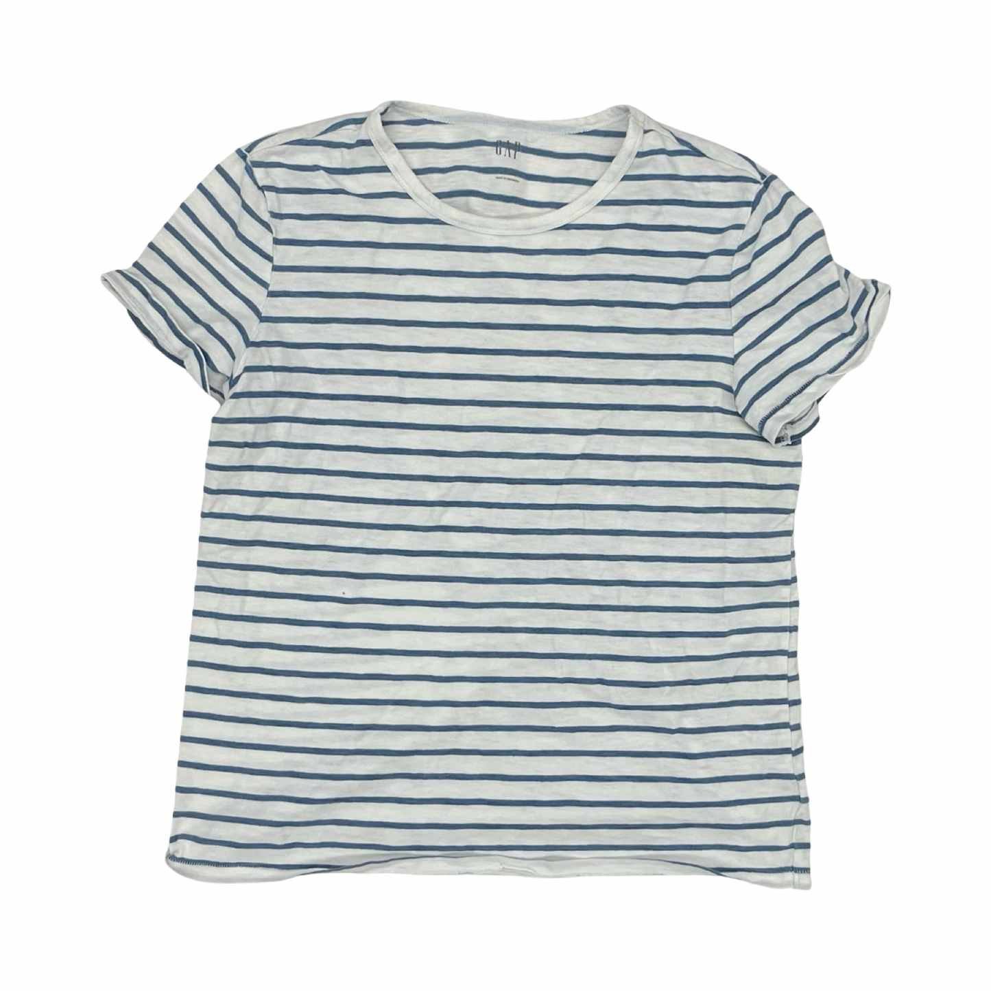 Top Ss By Gap In Blue & White, Size:L