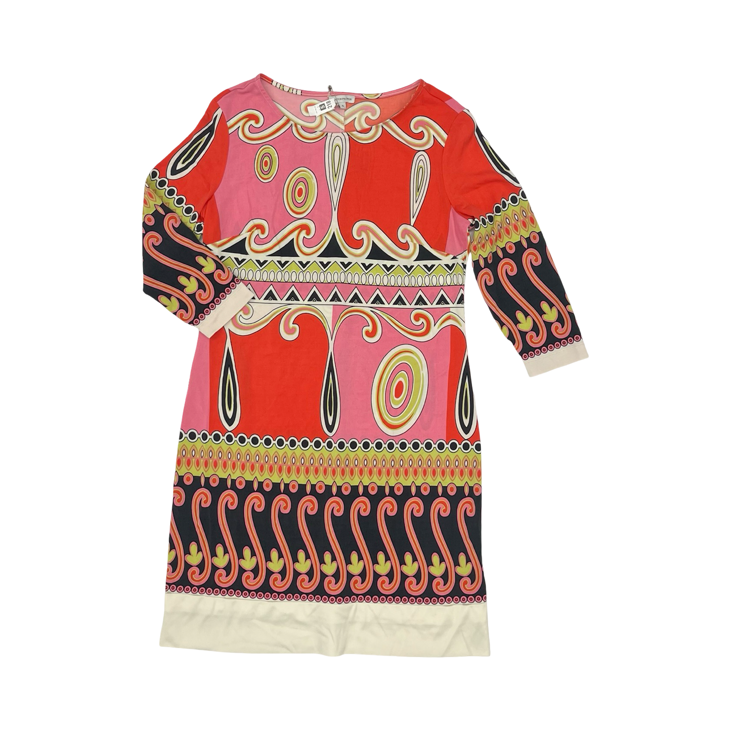 Dress Party Short By Boston Proper In Orange & Pink, Size:8