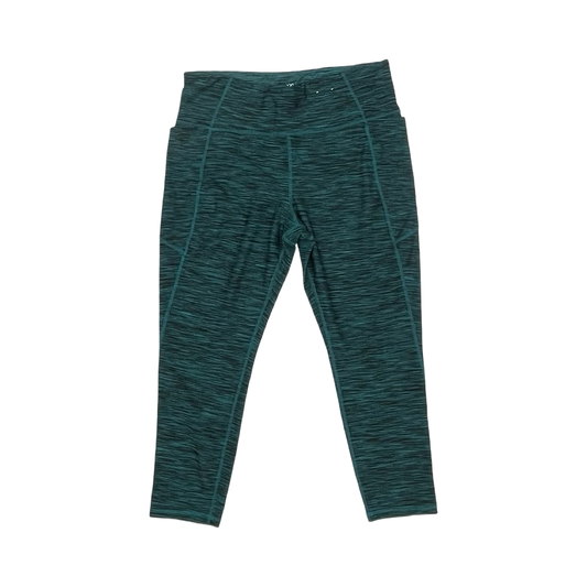 Athletic Leggings By Xersion In Green, Size:Xxl