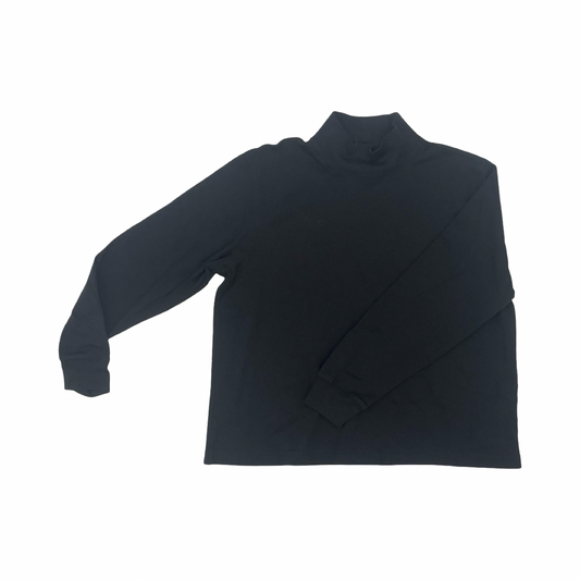 Top Ls By Lands End In Black, Size:L