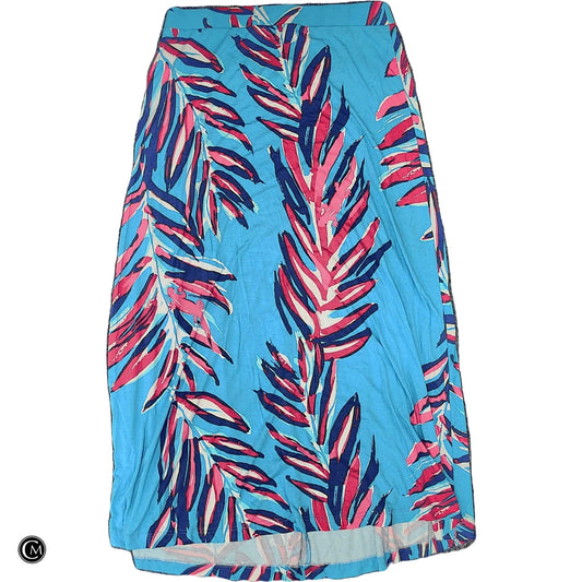 Skirt Designer By Lilly Pulitzer In Blue & Pink, Size: M
