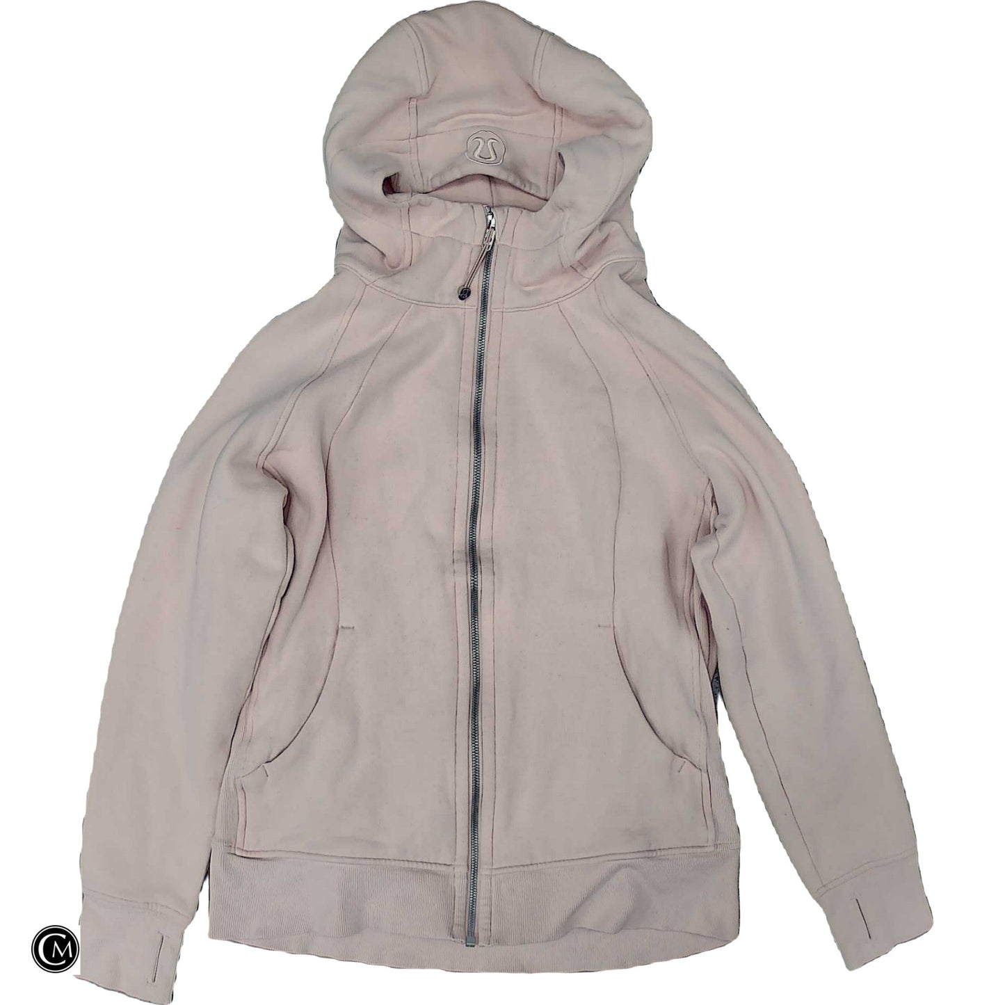 Athletic Jacket By Lululemon In Pink, Size: M