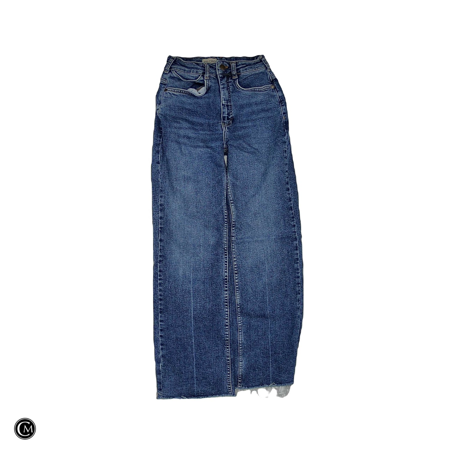 Jeans Straight By Pilcro In Blue Denim, Size: 0