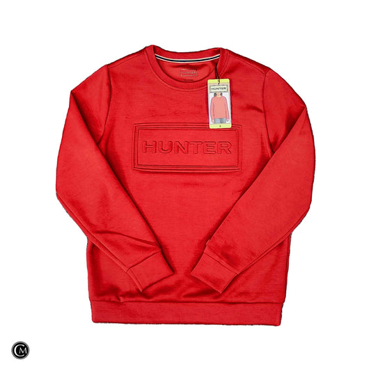 Sweatshirt Designer By Hunter In Red, Size: S