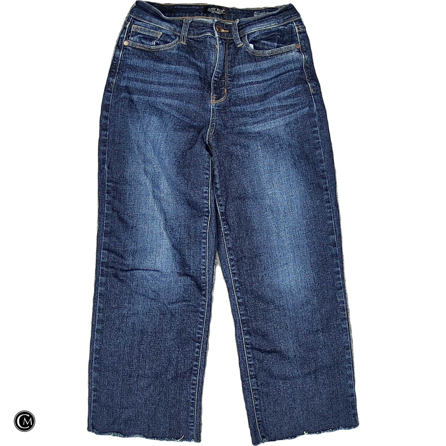Jeans Wide Leg By Judy Blue In Blue Denim, Size: 6