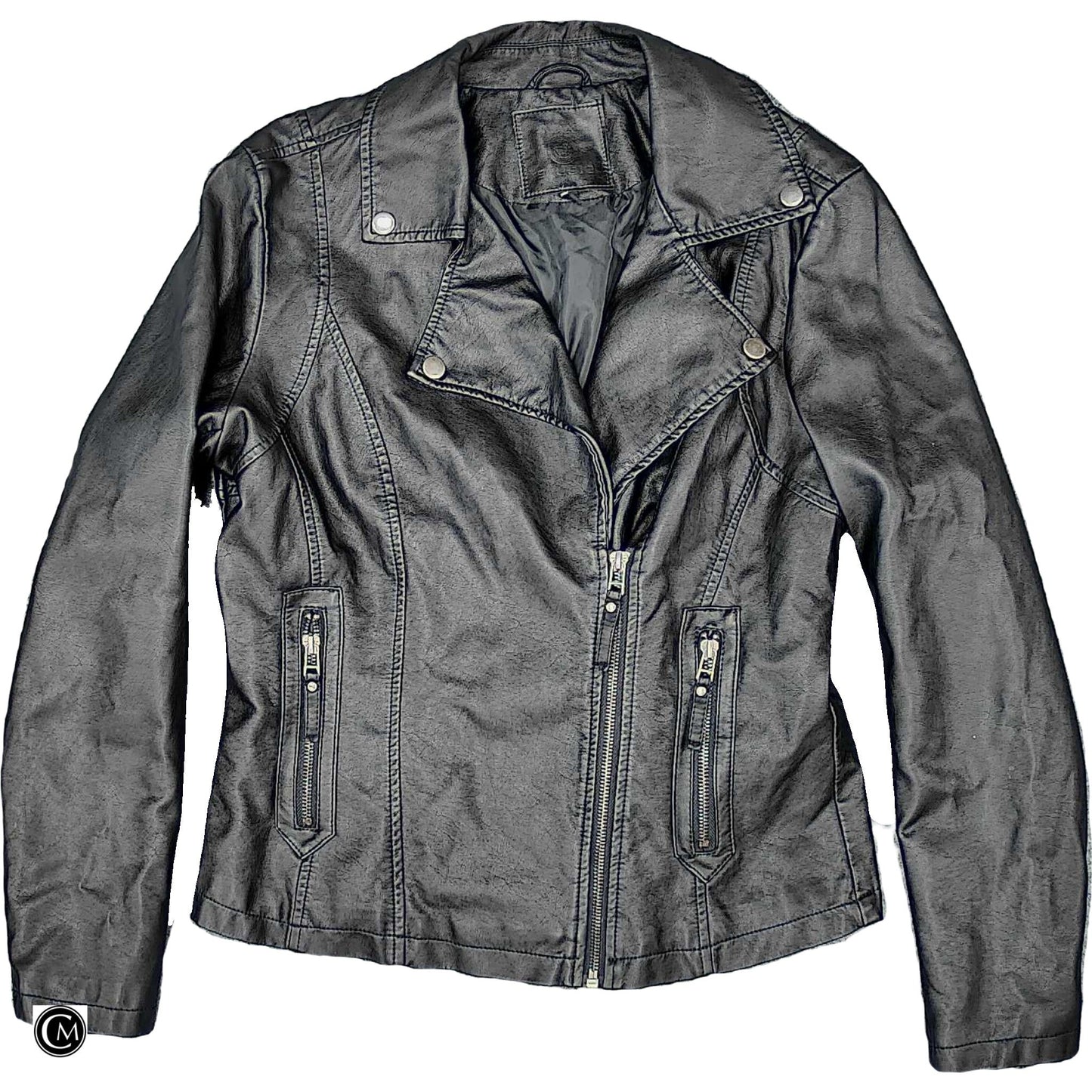 Jacket Moto By Studio In Black, Size: M