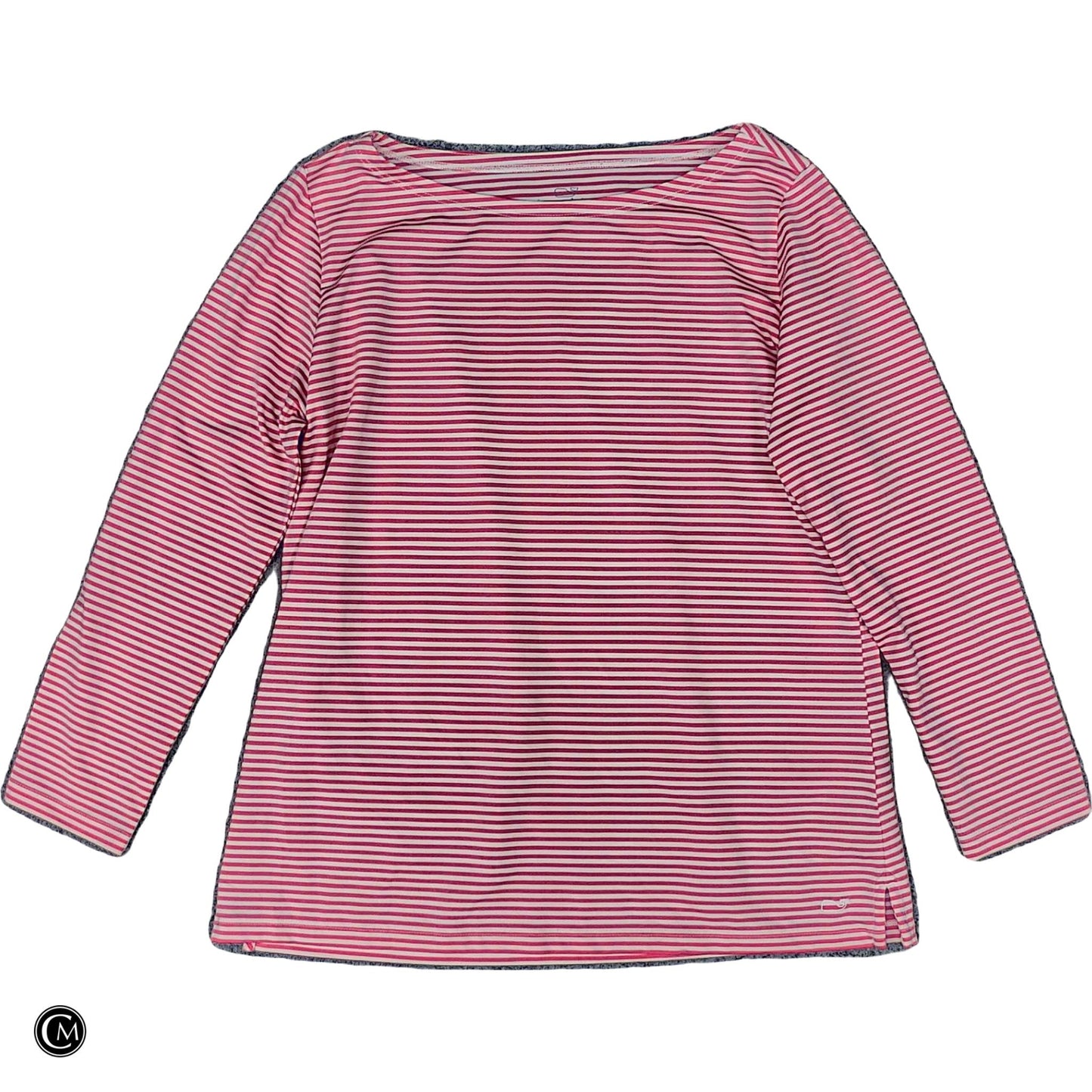Top Ls By Vineyard Vines In Pink & White, Size: M image 1