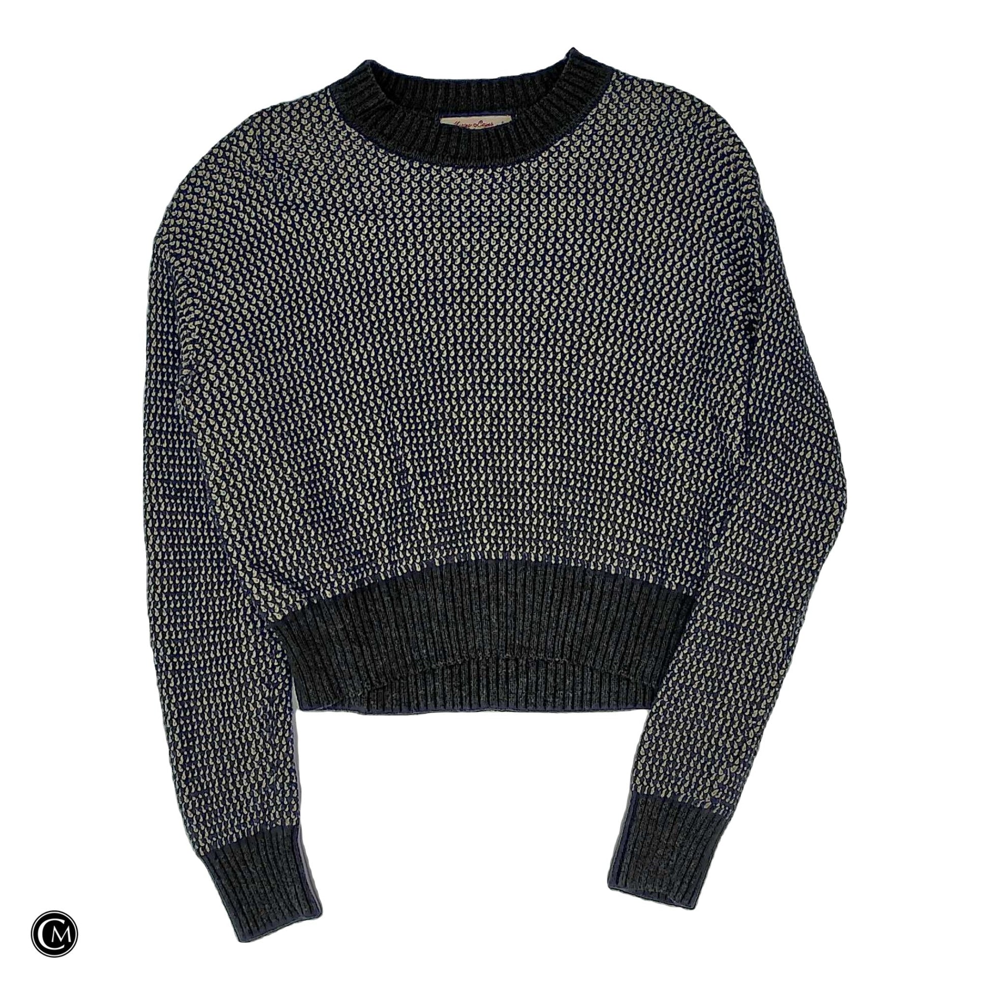 Sweater By Marine Layer In Grey & White, Size: S image 1