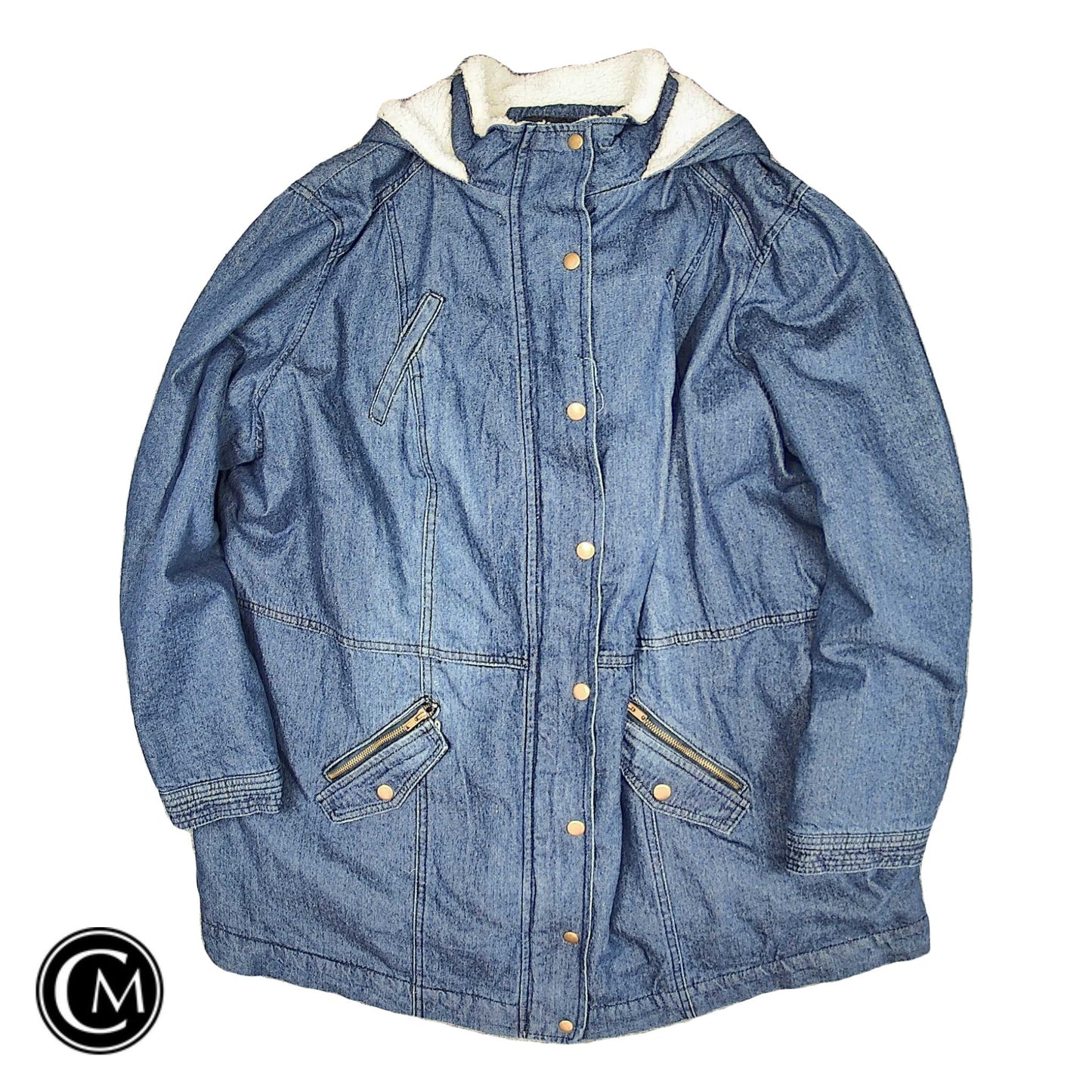 Coat Other By Ashley Stewart In Blue Denim, Size: 24