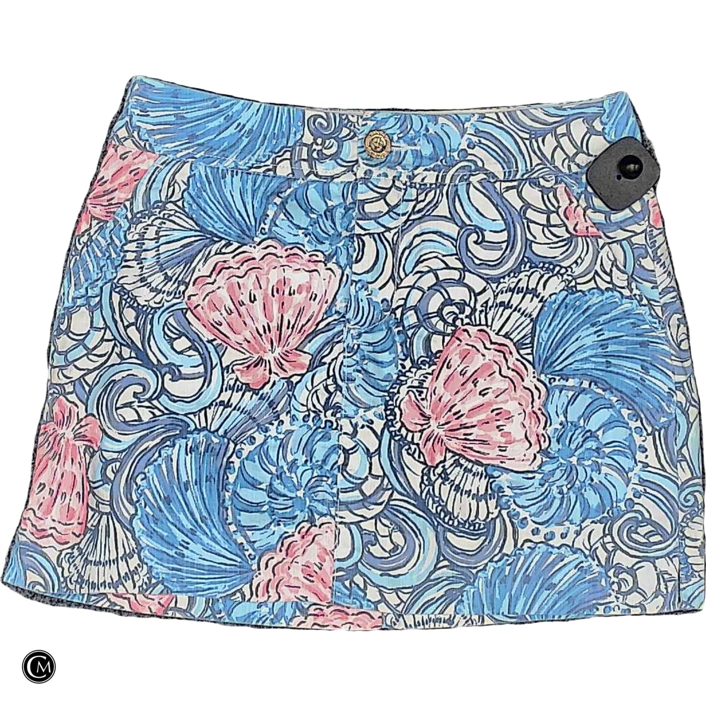 Skort Designer By Lilly Pulitzer In Blue & Pink, Size: Xs