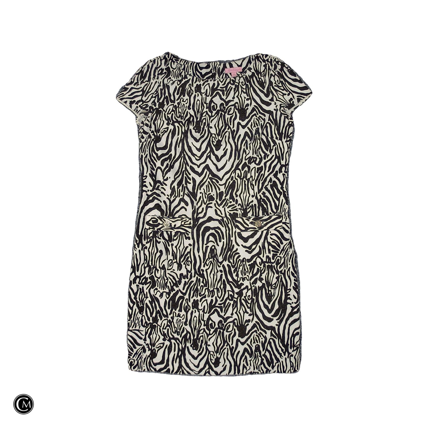 Dress Designer By Lilly Pulitzer In Brown & White, Size: M