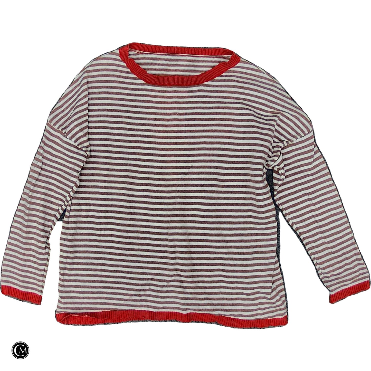 Top Ls By Narural In Brown & White, Size: M