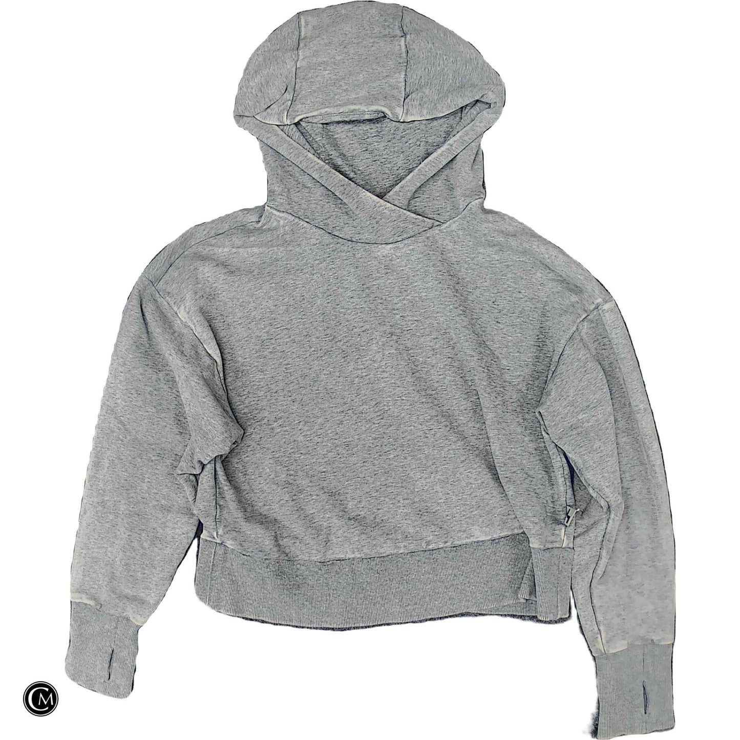 Sweatshirt Hoodie By Joy Lab In Grey, Size: S