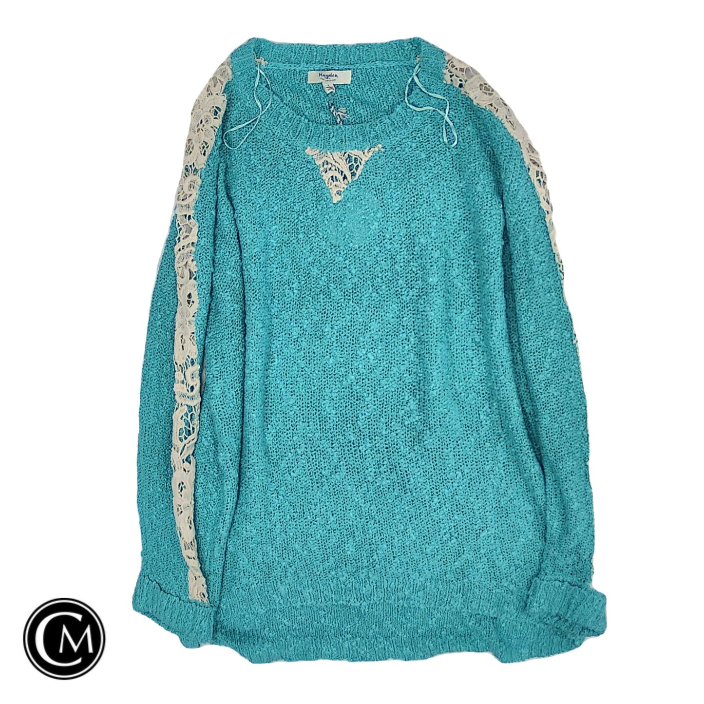 Sweater By Hayden La In Blue, Size: L