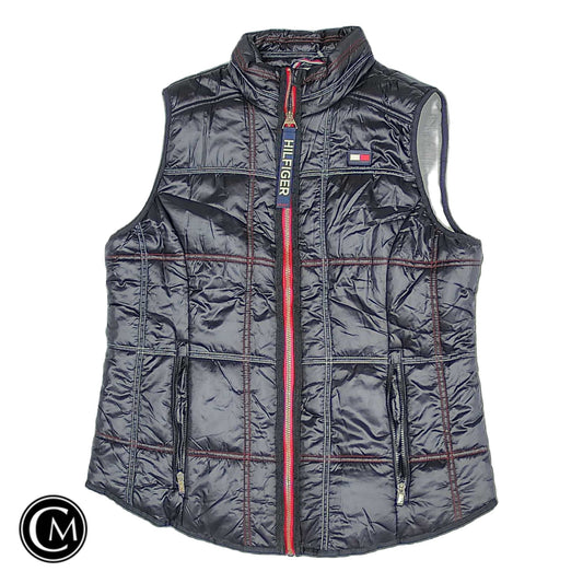 Vest Puffer & Quilted By Tommy Hilfiger In Navy, Size: M image 1
