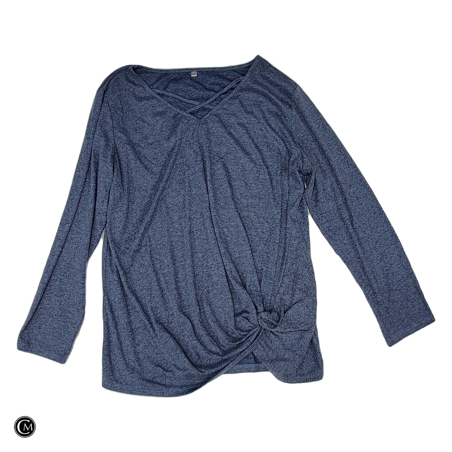 Top Ls By Clothes Mentor In Blue, Size: 2x