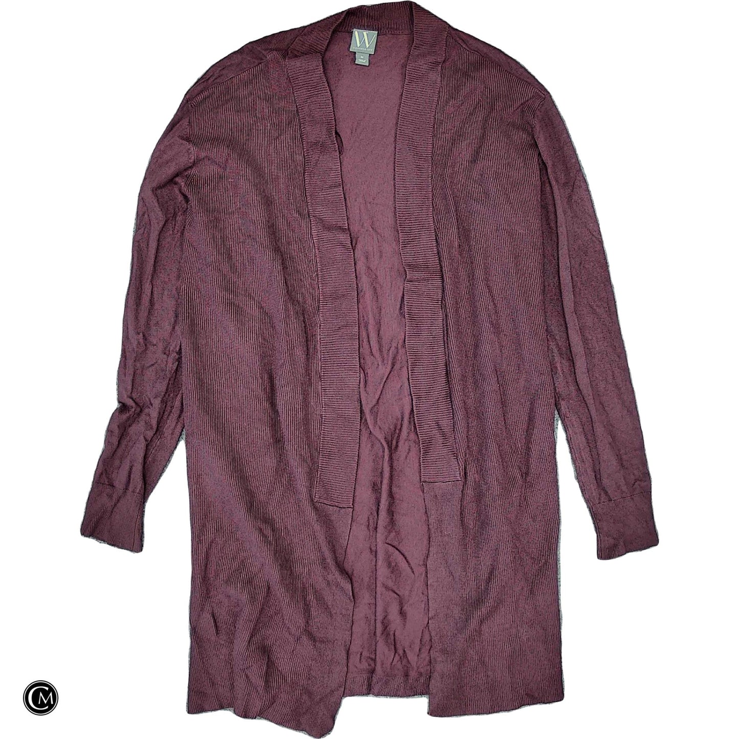 Cardigan By Worthington In Maroon, Size: M