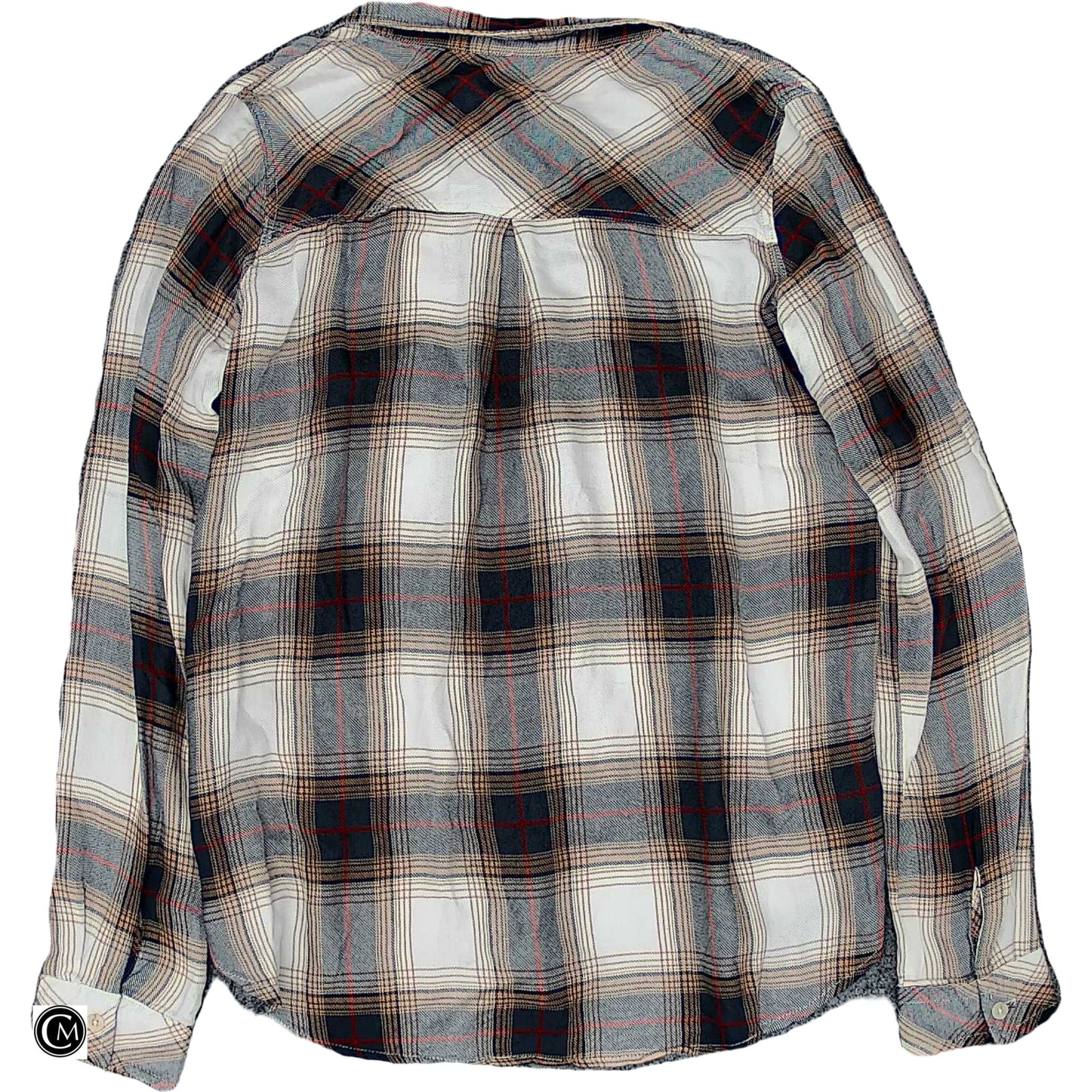 Top Ls By Thread And Supply In Plaid Pattern, Size: S image 2