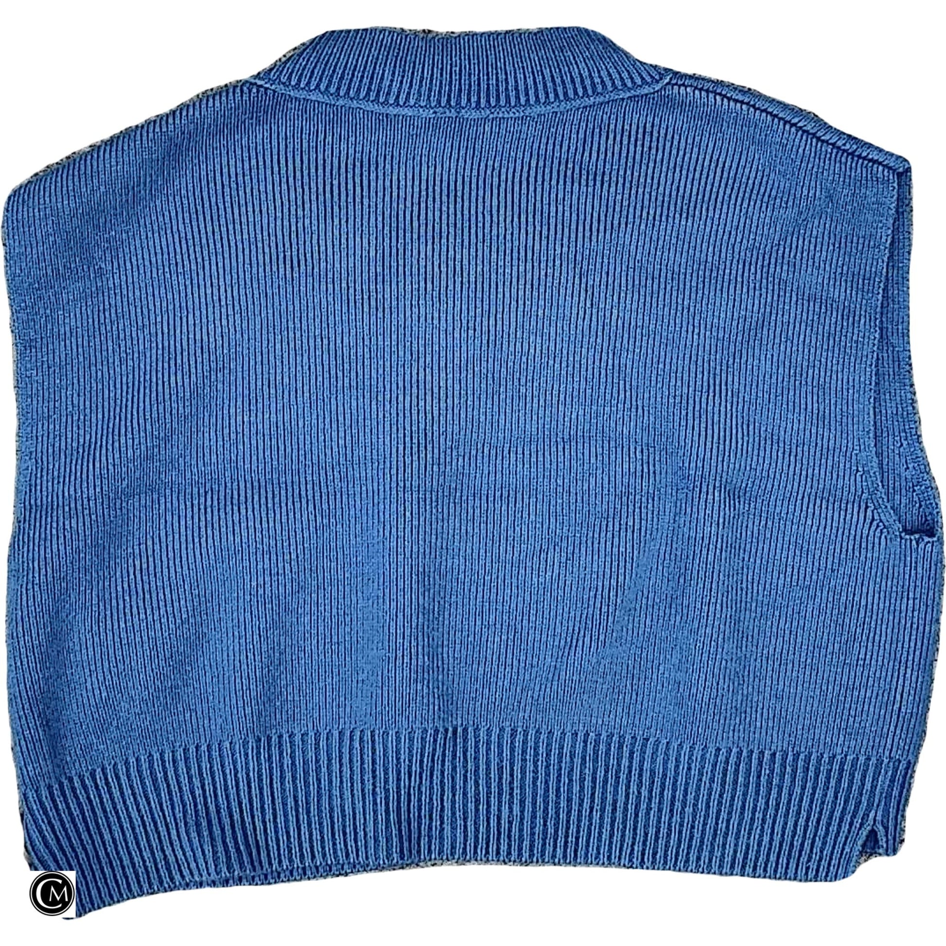 Vest Sweater By Free People In Blue, Size: Xs image 2