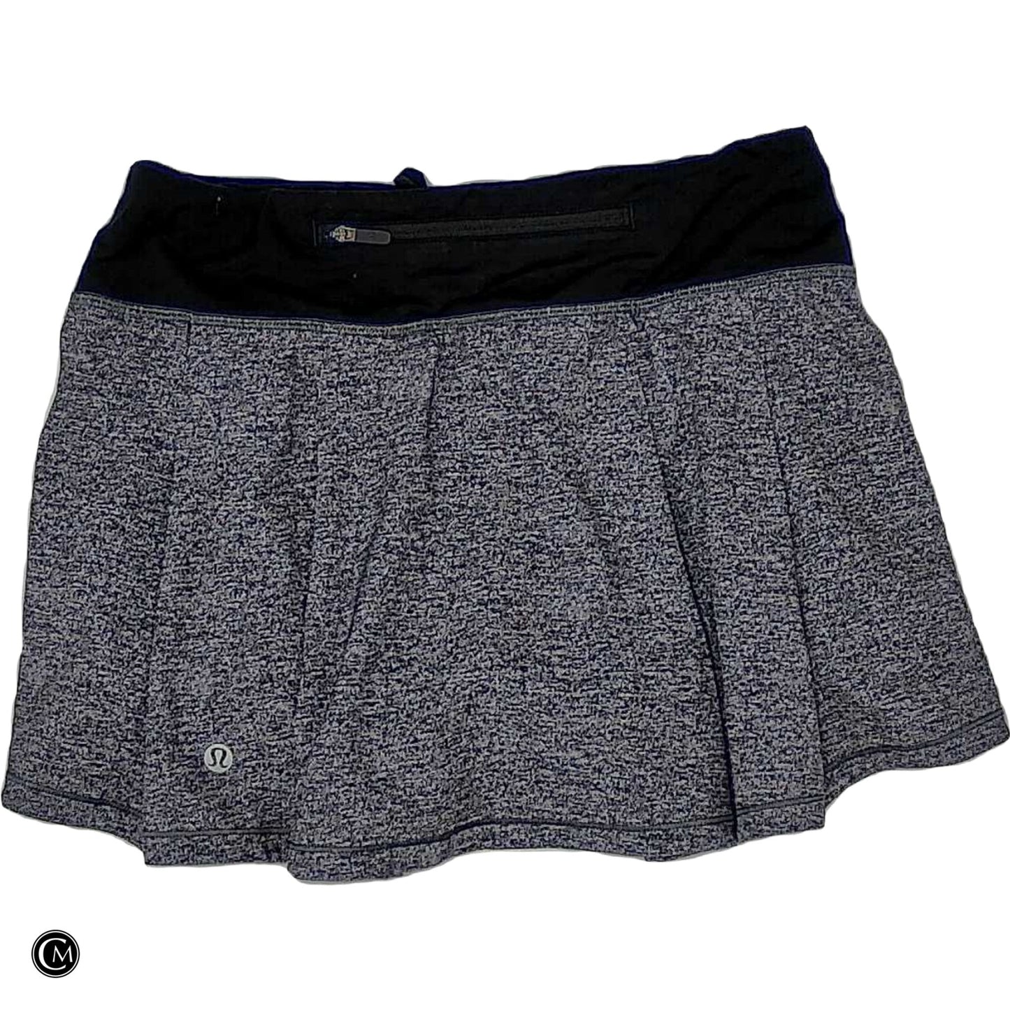 Athletic Skort By Lululemon In Grey, Size: S