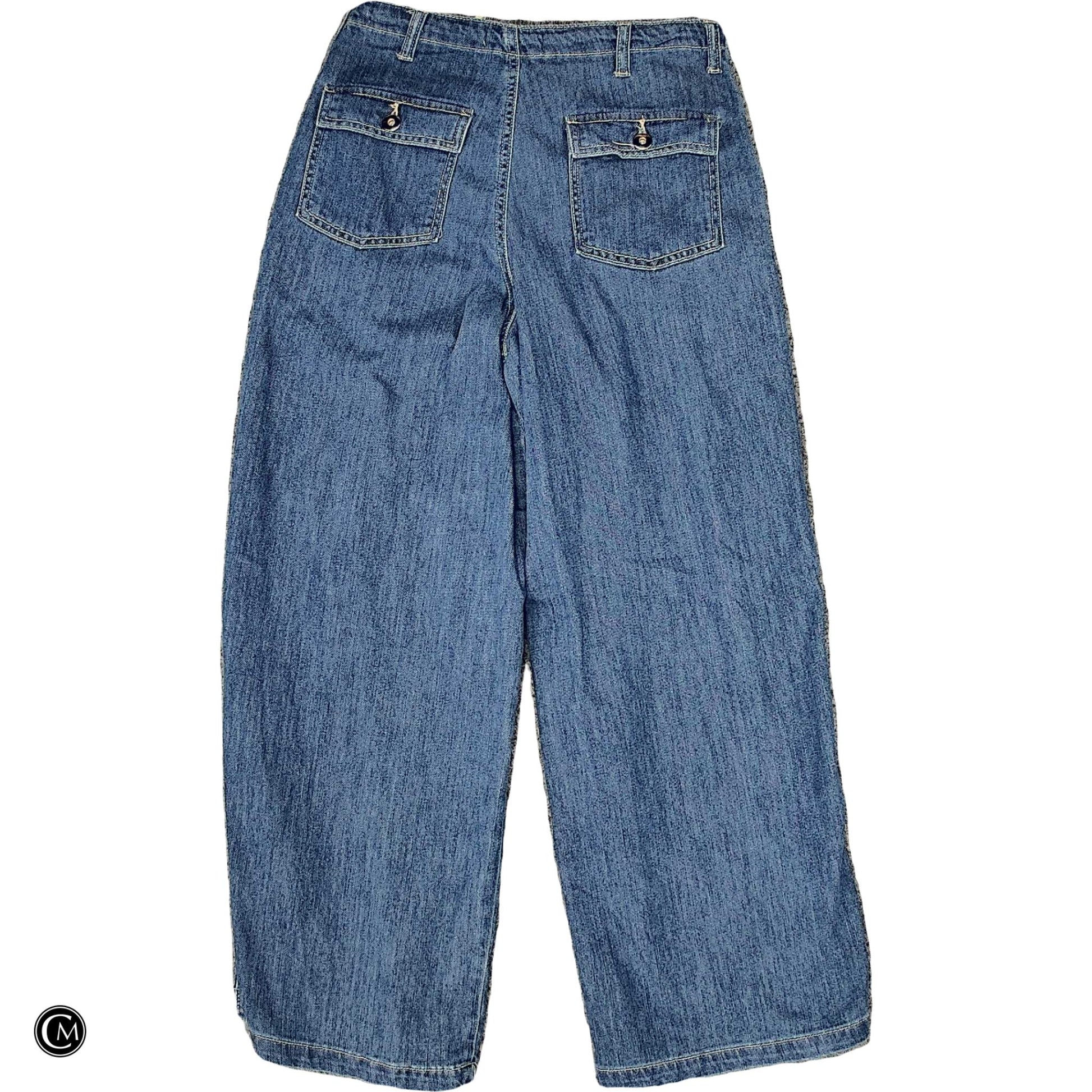 Jeans Wide Leg By Oat In Blue Denim, Size: 2 image 2