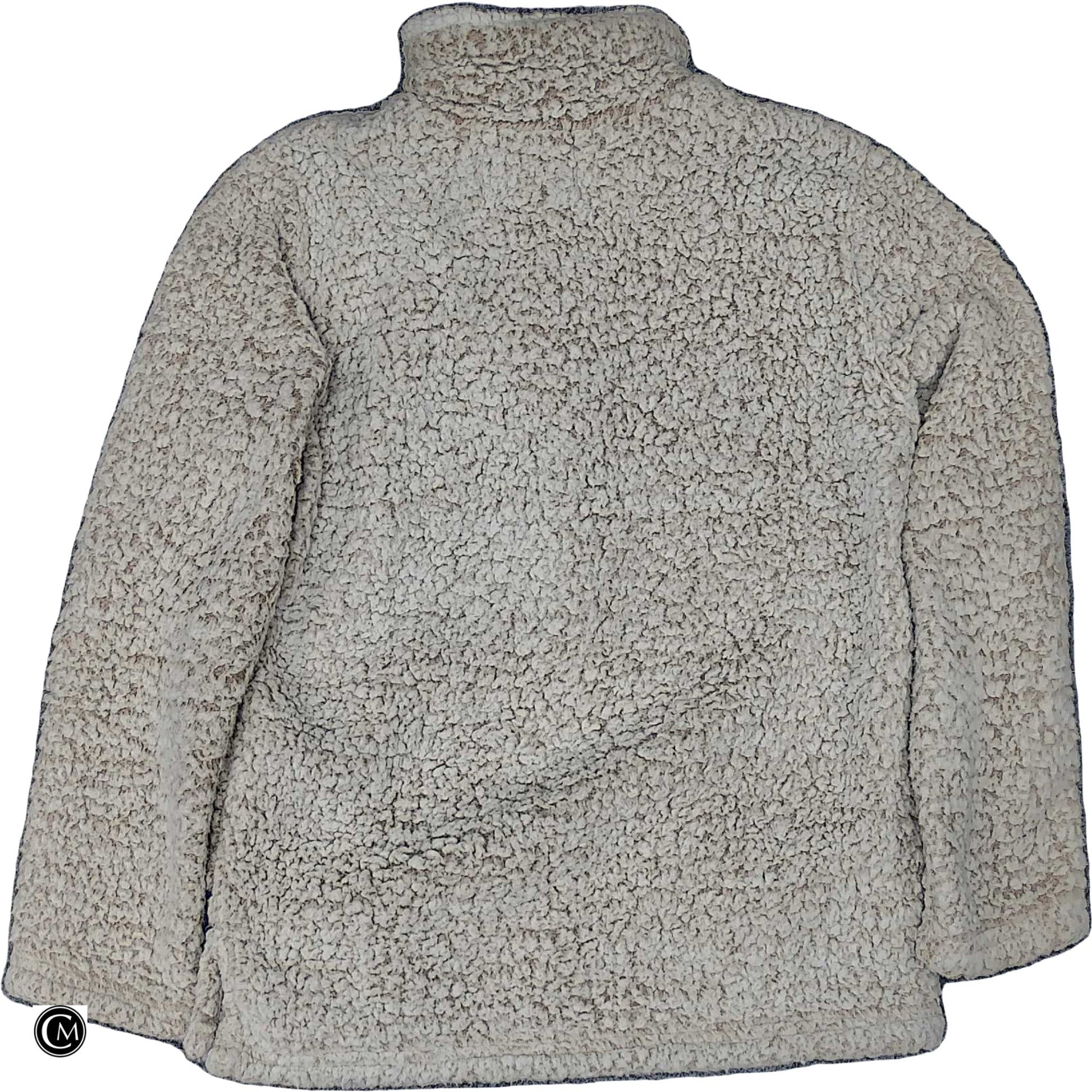 Jacket Faux Fur & Sherpa By Clothes Mentor In Cream, Size: L image 2