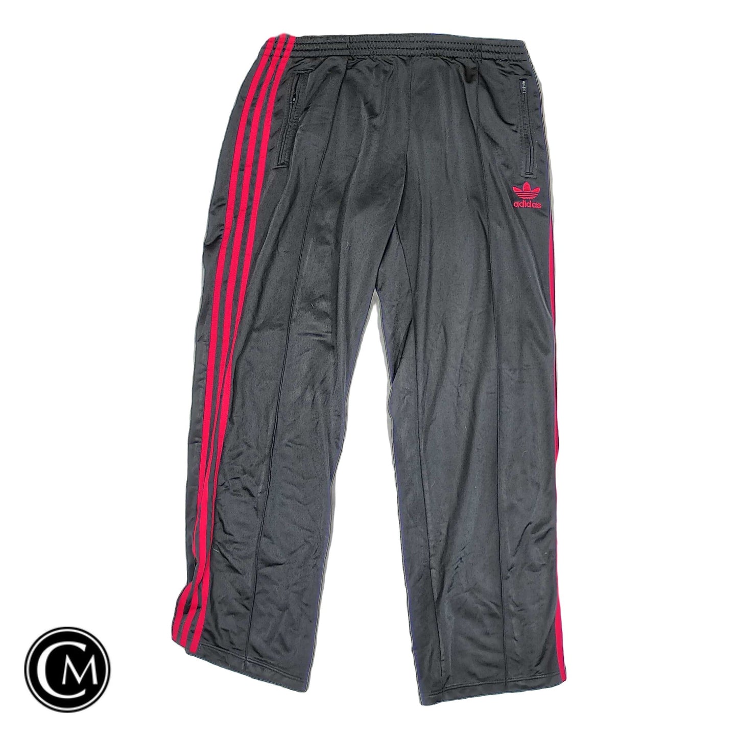 Pants Suit 2pc By Adidas In Black & Pink, Size: L image 3