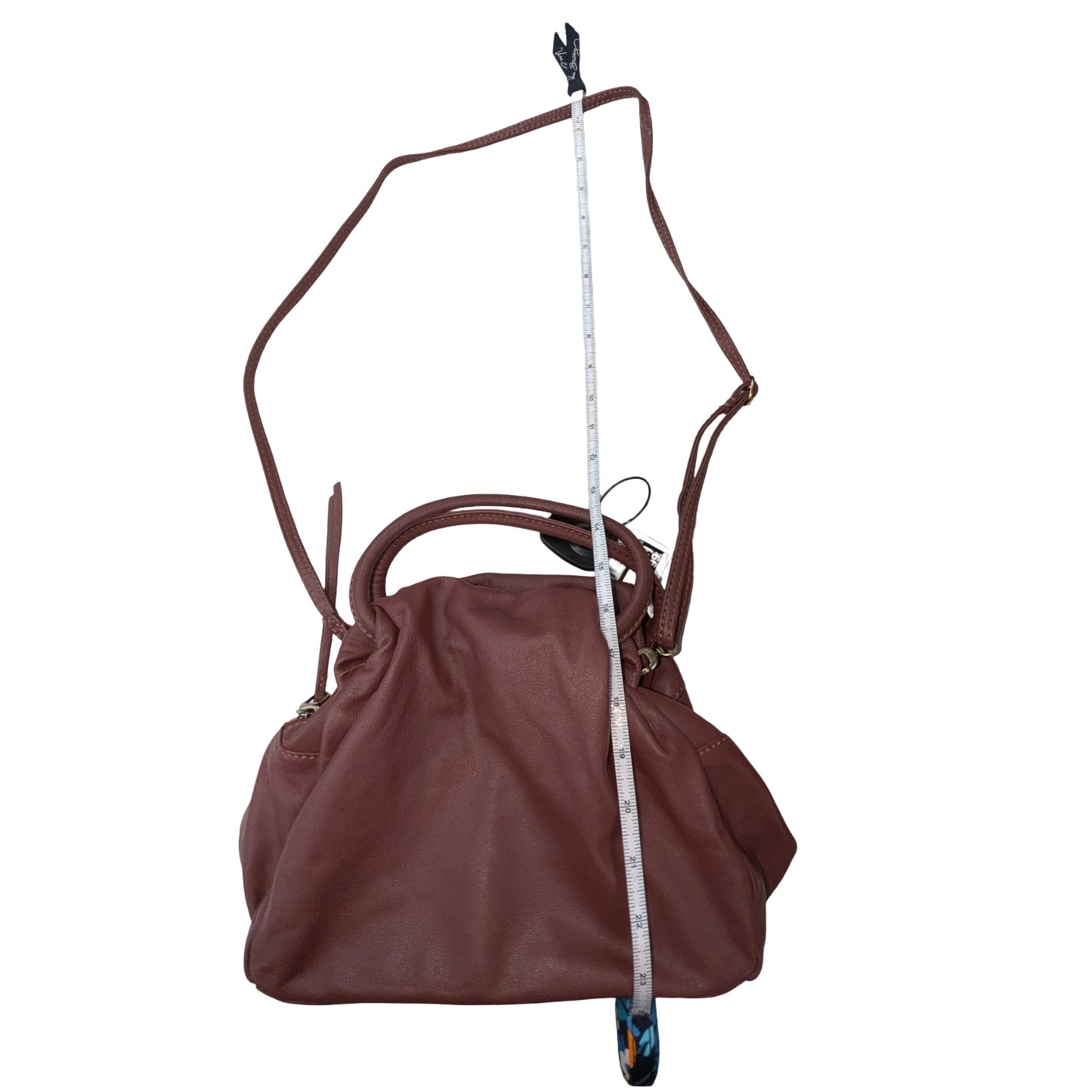 Handbag Leather By Hobo Intl In Purple, Size:Small