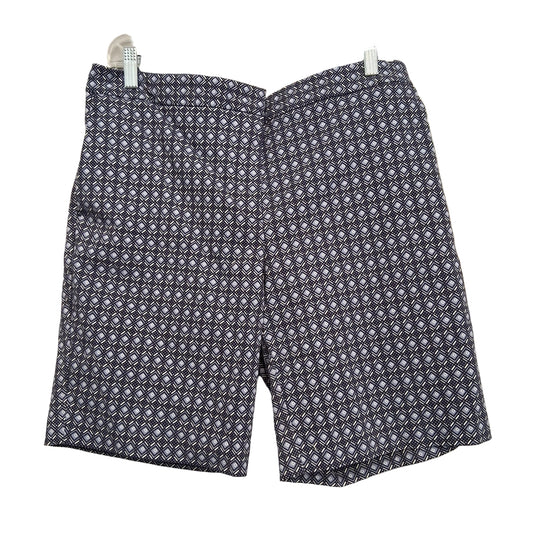 Shorts By Mario Serrani In Blue & White, Size:12