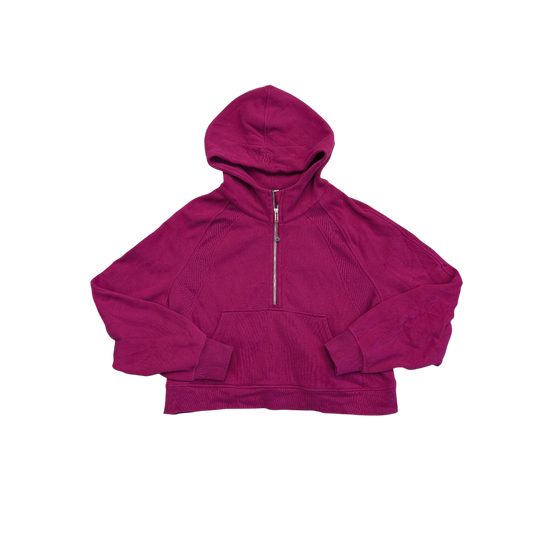 Athletic Sweatshirt Hoodie By Lululemon In Pink, Size:Xl