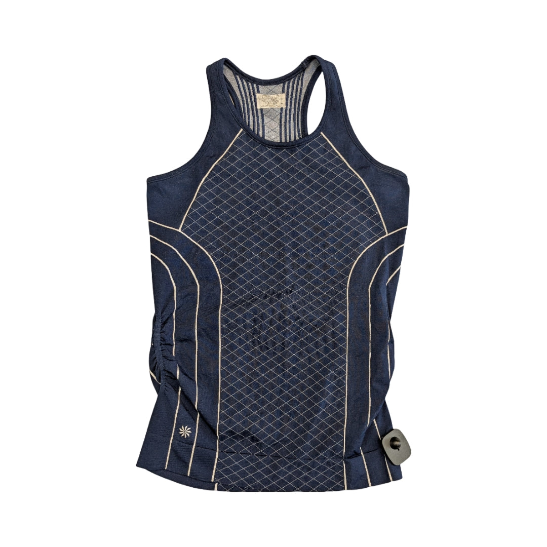 Athletic Tank Top By Athleta In Navy, Size:M