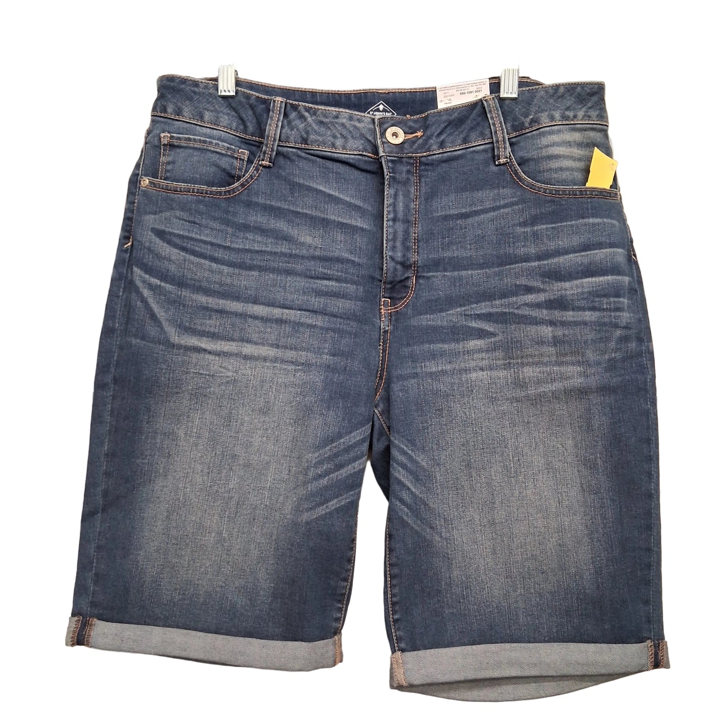 Shorts By St Johns Bay In Blue Denim, Size:16
