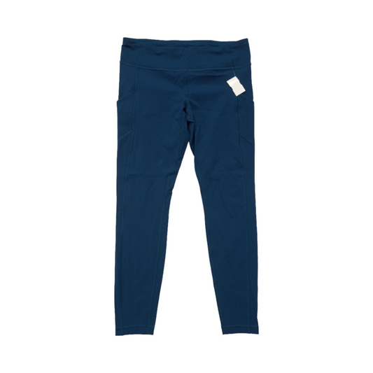 Athletic Leggings By Lululemon In Blue, Size:12