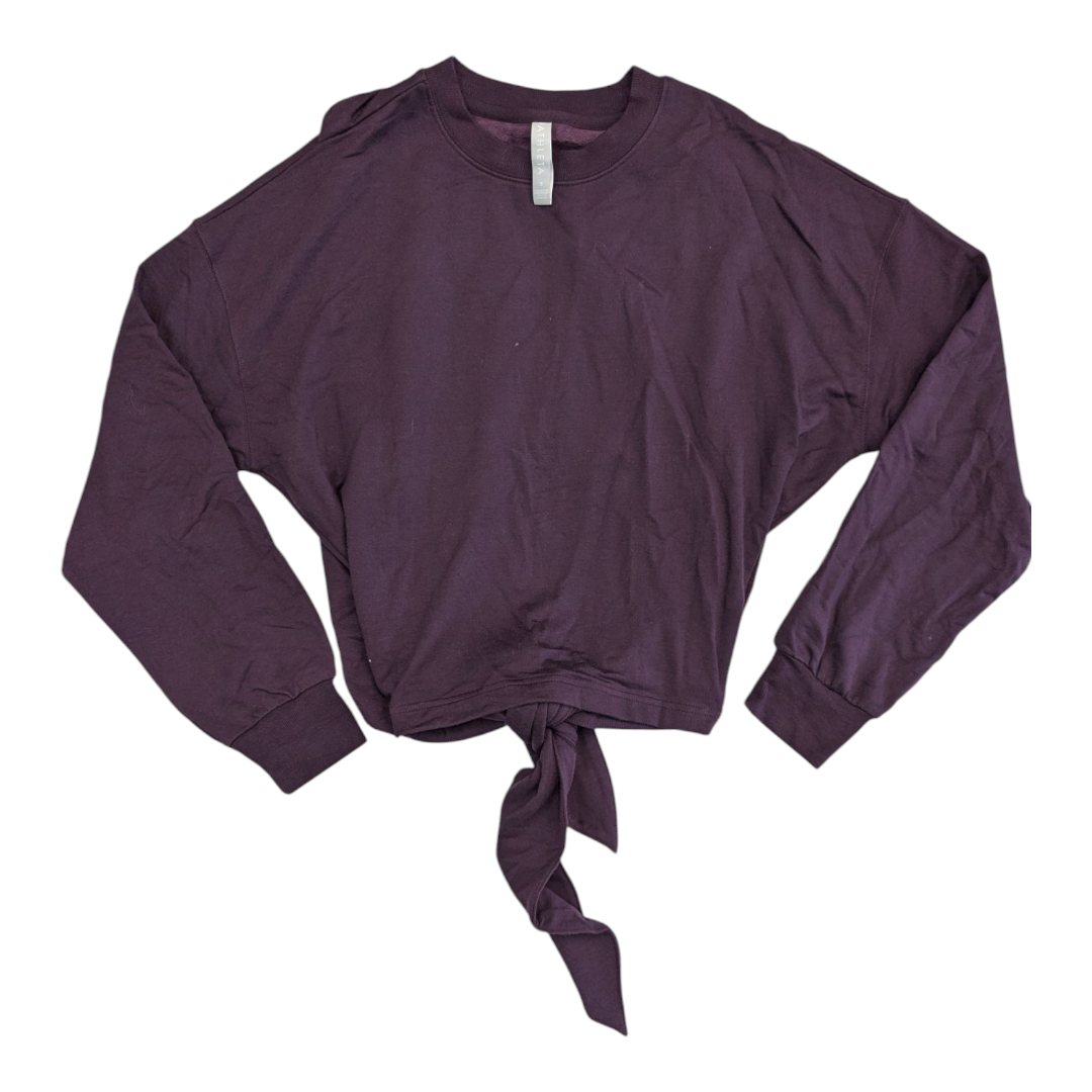 Athletic Top Ls Crewneck By Athleta In Purple, Size:S