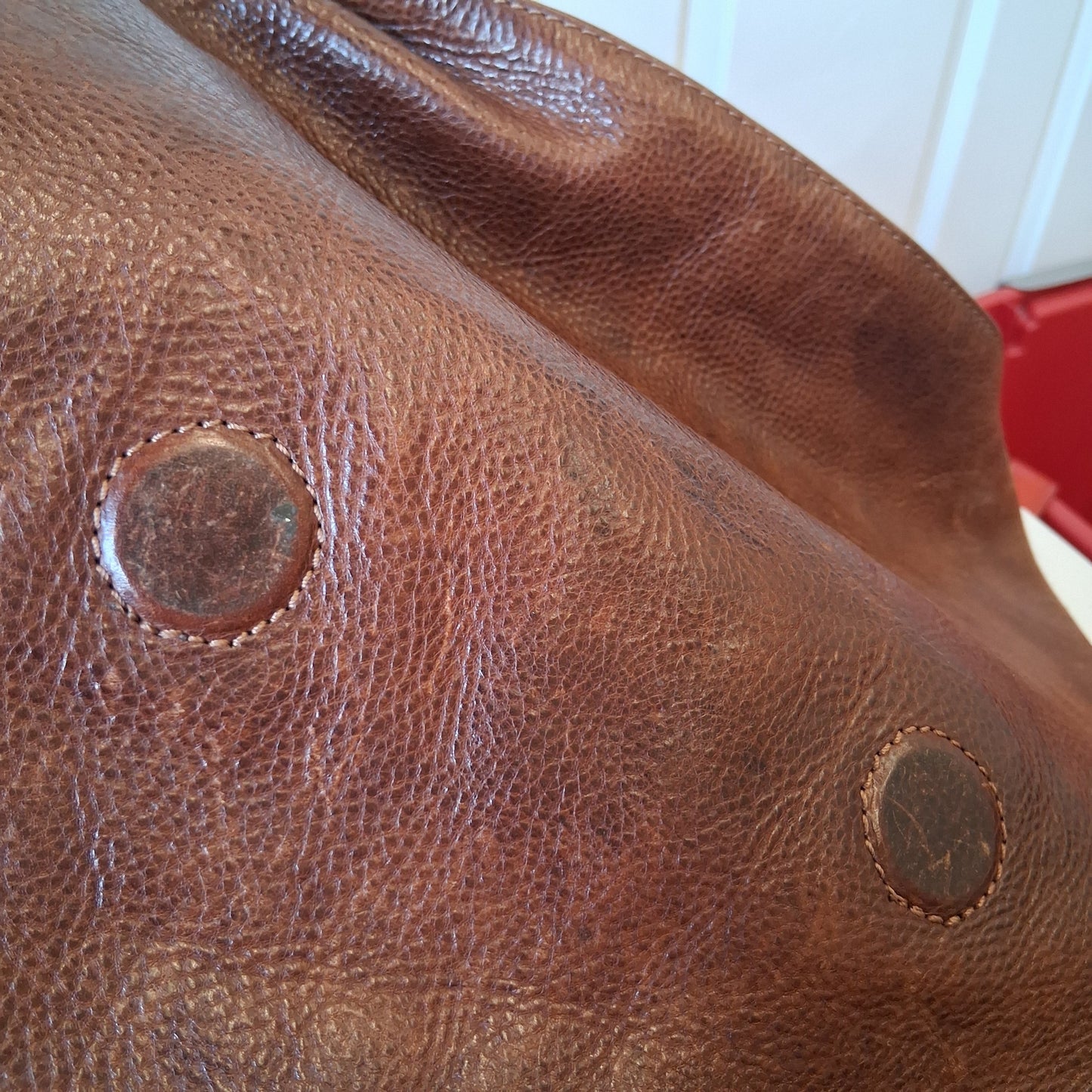 Backpack Leather By Elk In Brown, Size:Large