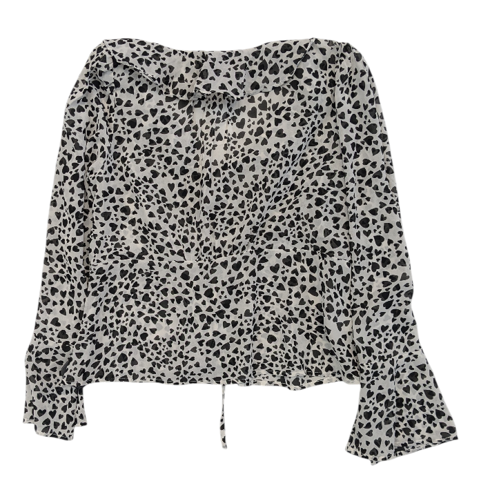 Top Ls By Loft In Black & White, Size:M