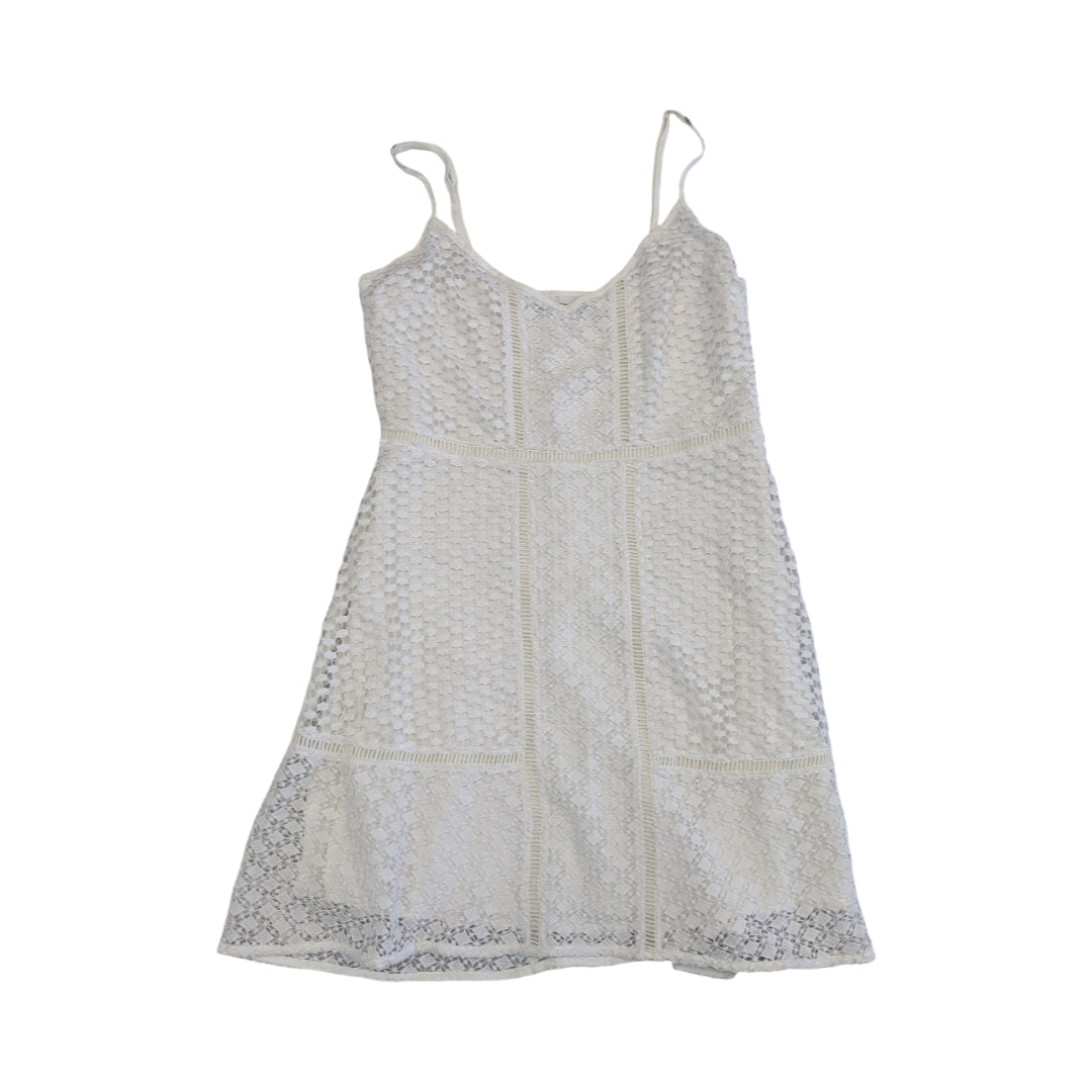 Dress Casual Short By Abercrombie And Fitch In White, Size:M