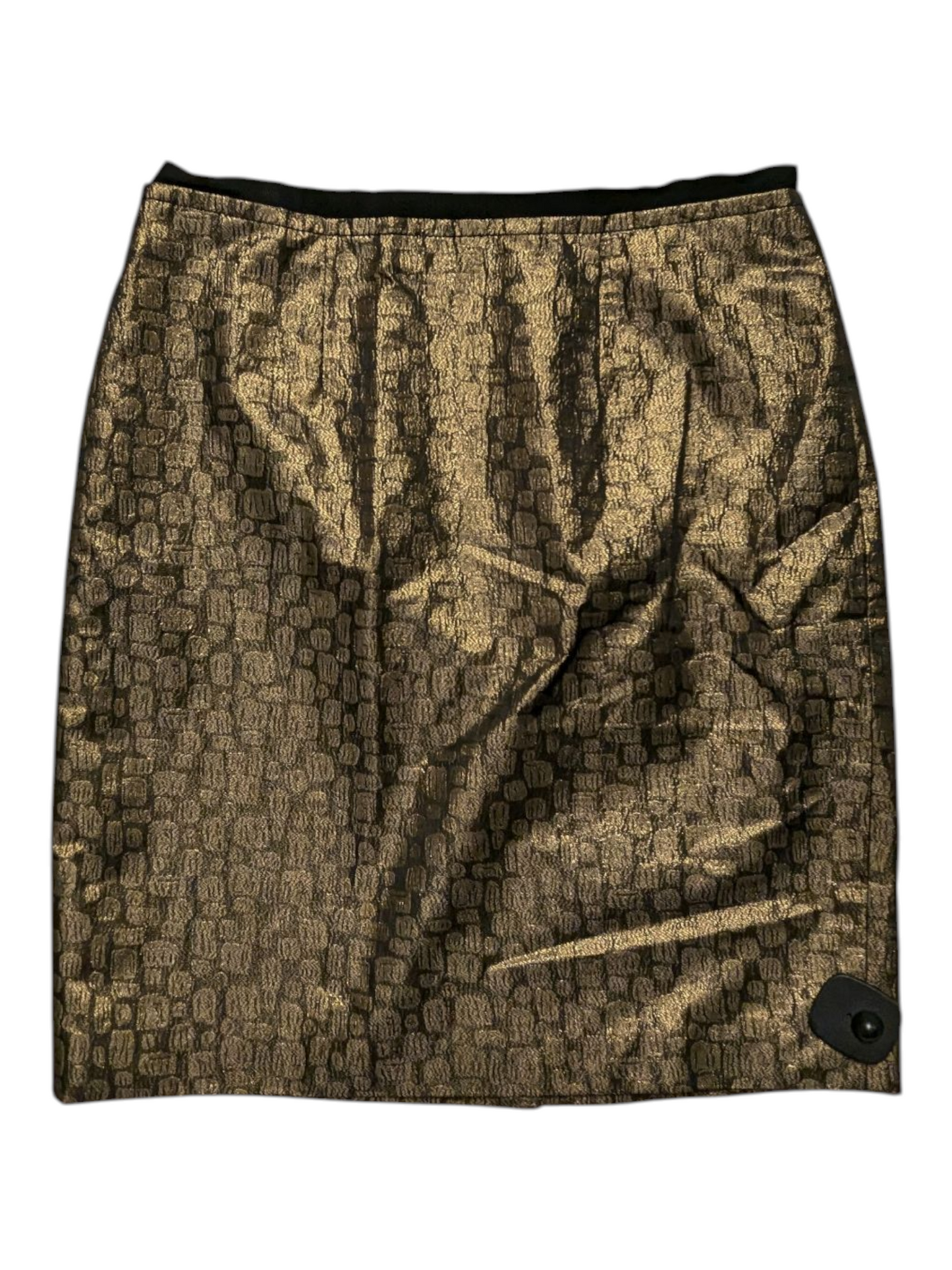 Skirt Midi By Loft In Gold, Size:8