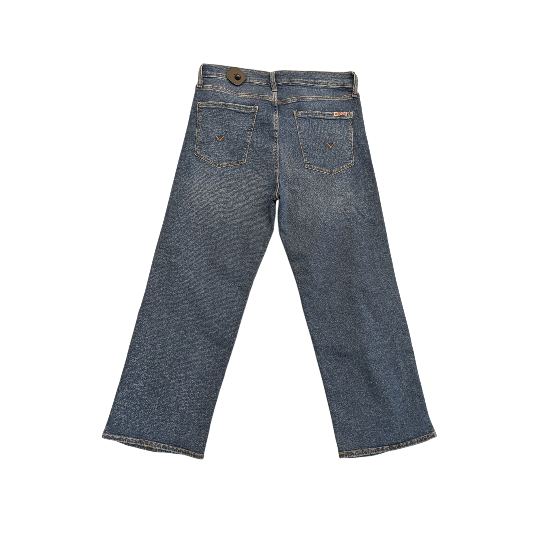Jeans Wide Leg By Hudson In Blue Denim, Size:10