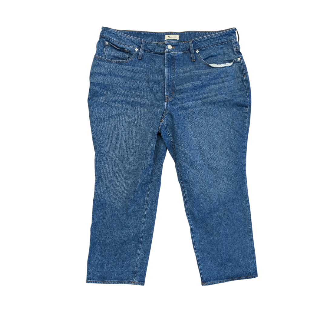 Jeans Straight By Madewell In Blue Denim, Size:24