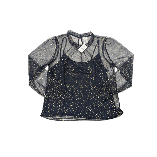 Top Ls By J. Crew In Navy, Size:M