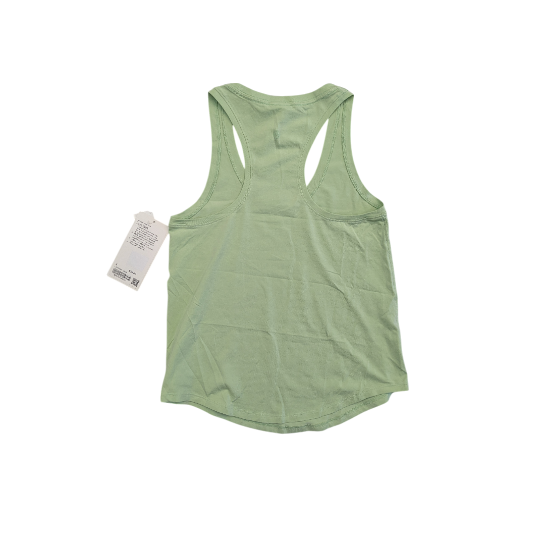 Athletic Tank Top By Lululemon In Green, Size:4