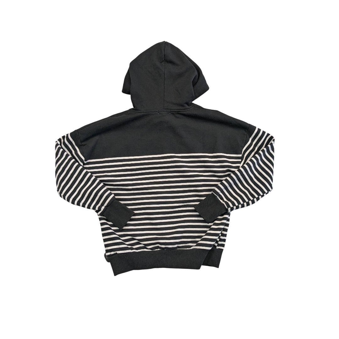 Athletic Sweatshirt Hoodie By Evereve In Striped Pattern, Size:M