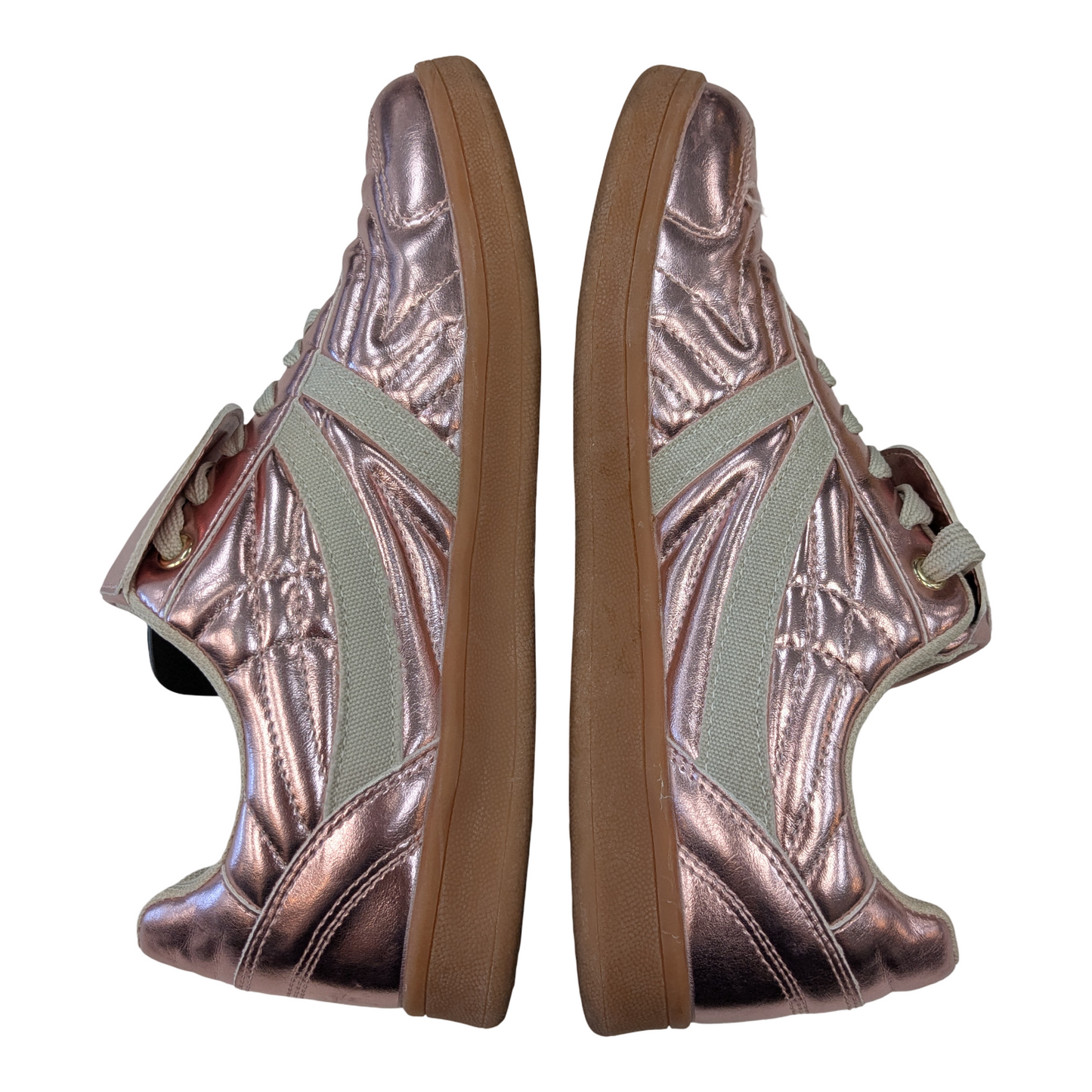 Shoes Sneakers By Steve Madden In Pink & Silver, Size:7.5
