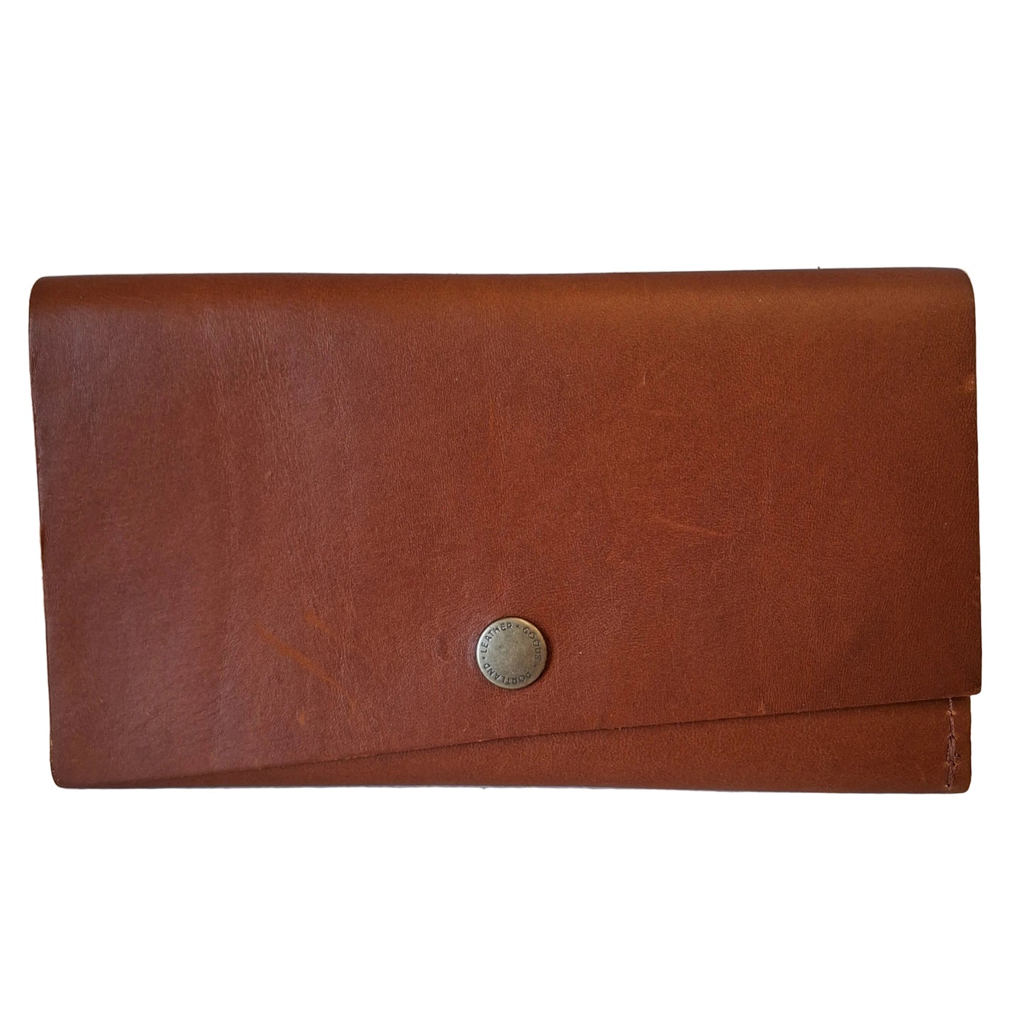 Wallet Leather By Portland Leather In Brown, Size:Large